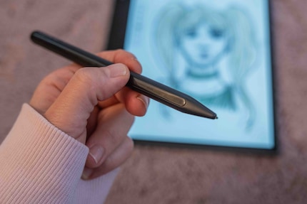 Der Stift ist leicht und tut was er soll.