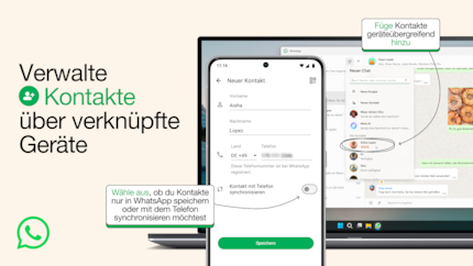 Die Synchronisierung mit deinem Telefonbuch sollst du für jeden Kontakt einzeln aktivieren können.