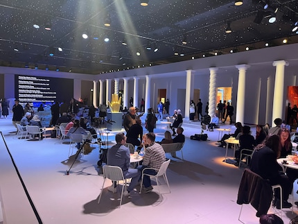 Der Auftritt des Ehrengasts Italien auf der Frankfurter Buchmesse konzentrierte sich auf den Ehrengast-Pavillon, der von dem Architekten Stefano Boeri gestaltet wurde.