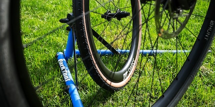 My kind of wheelhouse: DT Swiss’s 50 mm rim, and what Schwalbe advertises as its fastest gravel tyres.