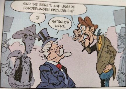 Die beiden Verhandlungsführer Martz und ….