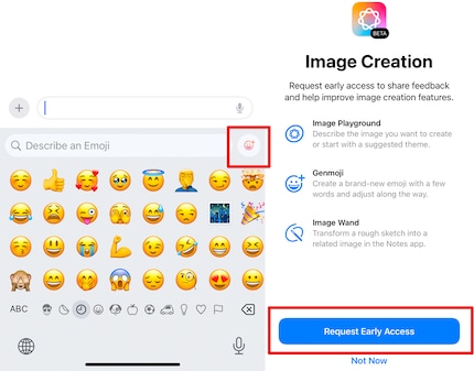 You can also use Genmojis beyond the iPhone boundaries.