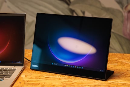 An anti-glare monitor is more comfortable to work on.