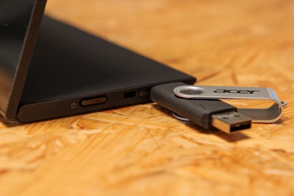 On top of using a USB-C socket to work, it also offers a free slot.