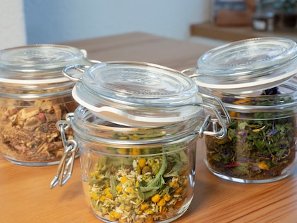 The tea blends are protected from moisture and critters if you keep them in jam jars or preserving jars. 
