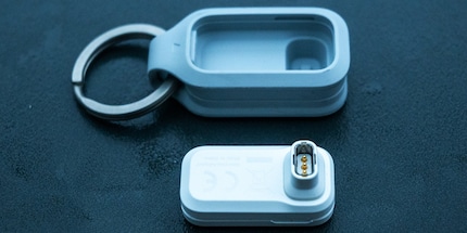 The small adapter from Coros for on the go.