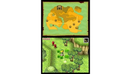 In «The Legend of Zelda» findet ein Grossteil des Spiels auf dem unteren Touch-Bildschirm statt – auch die Steuerung.