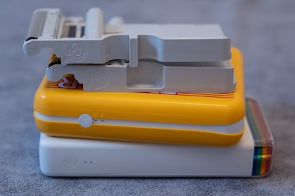 Kodak’s printer and film cassette (in the middle) are almost identical to Polaroid’s hardware (above and below).