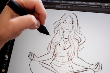 With the right settings, I can create a good sketch.