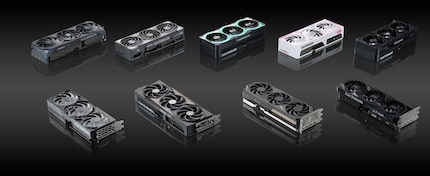Partner-Karten der RTX 5070 Ti. Ähnliche wird es von allen Modellen der RTX-50-Serie geben.