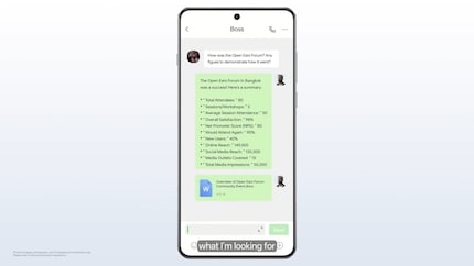 The AI from Oneplus searches through your documents and summarises them.