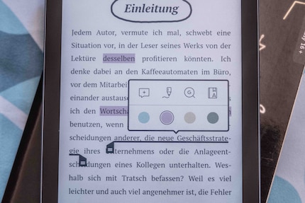 Die farbigen Markierungen wären praktisch, dauern mir aber zu lange beim Erstellen.