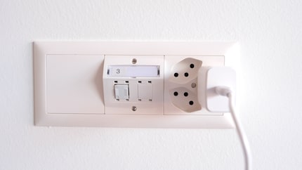 A compact mains plug leaves room for more, even in a three-pin socket.