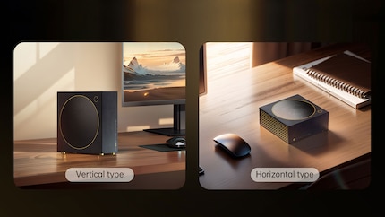 Like a Playstation, the Model 0 Flamingo can stand vertically or horizontally.