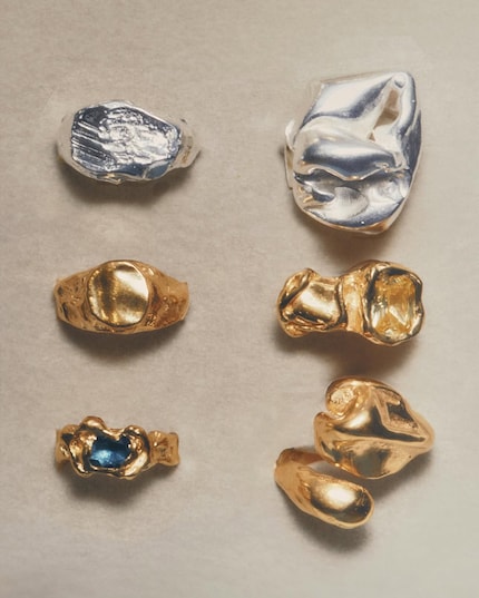 Natural shapes that look like they’ve melted and fused.