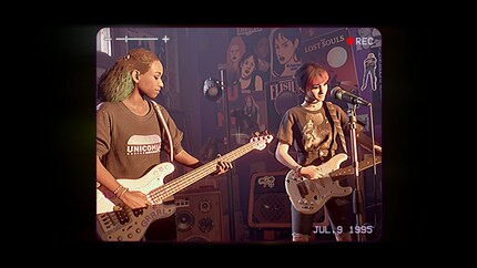 Autumn and Nora play in a band together.
