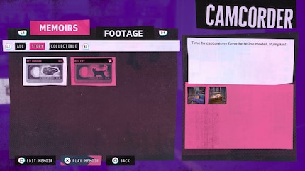 You can create short clips from the material you’ve shot.