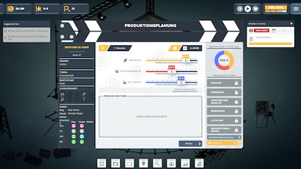 In der Produktionsplanung und in der Post-Produktionsplanung teile ich die Budgetierung ein. Dazu investierte ich ggf. in Premium-Features.