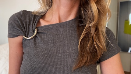 Easy Upgrade für ein simples T-Shirt.