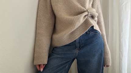 Struktur für schlichte Strickpullis.