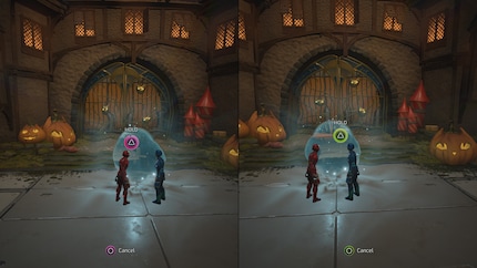 We start optional side quests in these bubbles.