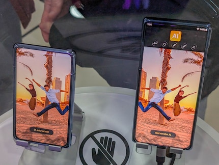 Slidable Flex Vertical: So fährt Samsung das Smartphone-Display nach oben aus.