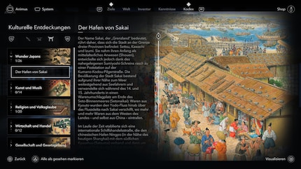 Auch wenn mich die Story nicht packt, lerne ich im Spielverlauf immerhin viel zum historischen Kontext des Games.