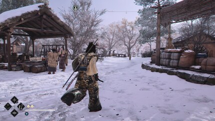 Die eisigen Temperaturen machen Yasuke nichts aus. Selbst schwimmen kann er im Winter.