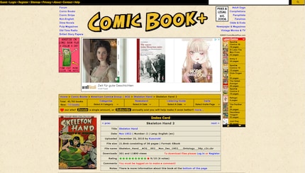 Comic Book Plus archiviert amerikanische Comics ab 1938.