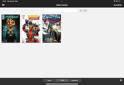 Simpel und zweckerfüllend: Bei iComics lädst du all deine digitalen Bildergeschichten hoch.