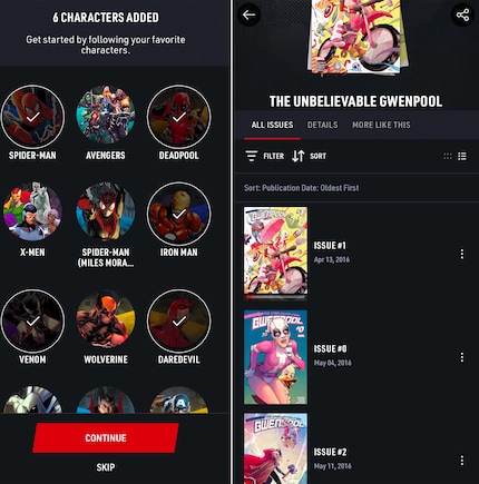 Bei Marvel Unlimited findest du alles aus dem Superhelden-Universum. Sogar meine Lieblingschaotin Gwenpool ist hier mit am Start.