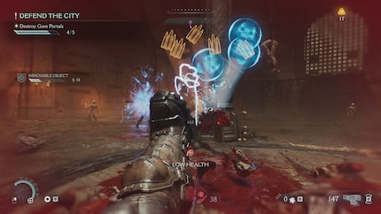 Depending on the attack, I get health, armour or ammunition.