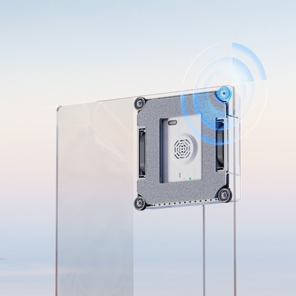 The C1 also reaches the corners of windows.