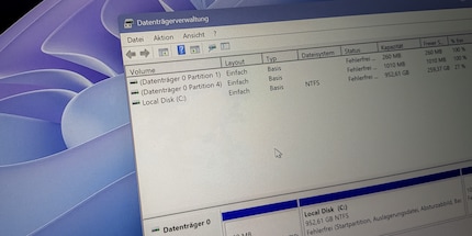 Alt, aber praktisch: Hier kannst du deine Partitionen umbenennen.