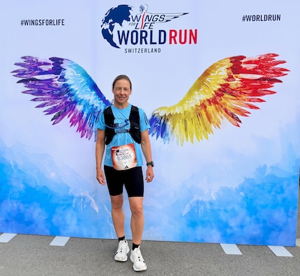 Geflogen bin ich zwar nicht, doch ich hatte sehr viel Spass beim Lauf.