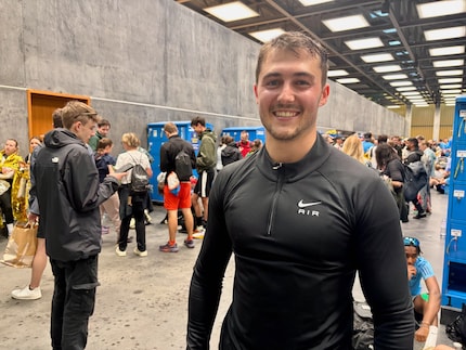 Glücklich nach dem Lauf: Digitec Galaxus Category Manager Tim Busslinger.