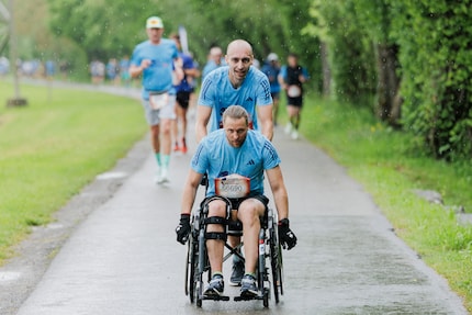 Gemeinsam Gas geben und Kilometer machen.