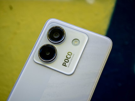 Nur eine der zwei Linsen auf der Rückseite des Poco M7 Pro 5G liefert Bilder.