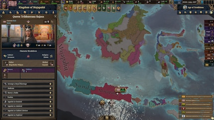 Majapahit war von 1293 bis zum Anfang des 16. Jahrhunderts die letzte große hinduistische Thalassokratie auf dem malaiischen Archipel. Sagt Wikipedia.