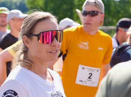 Vor dem Start: Noch lächle ich – wie lange das wohl anhält?