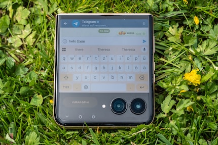 Bei allen Apps habe ich den vollen Überblick auf dem Aussendisplay.