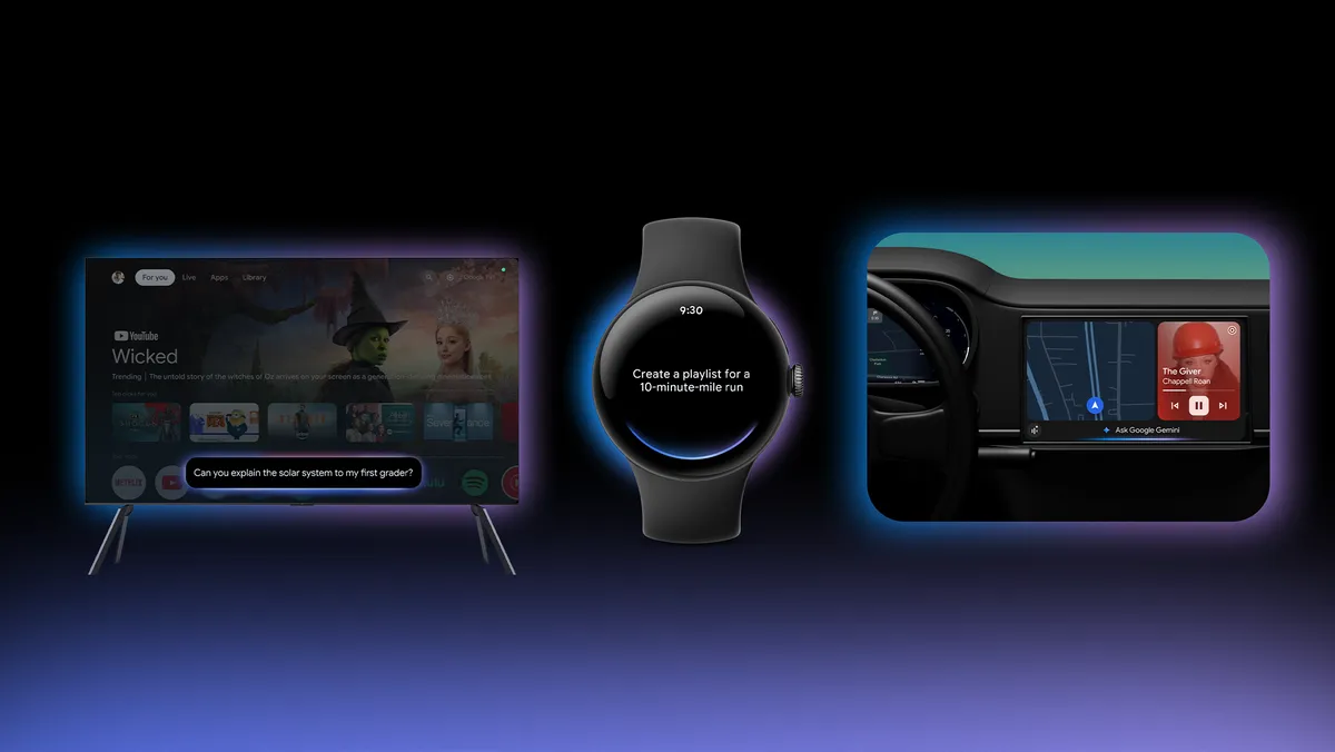 Gemini will soon be available as an AI voice assistant on more devices.