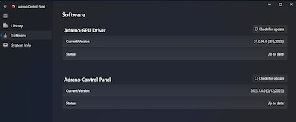 Hier gibt es Updates für den iGPU-Treiber und das Control Panel.