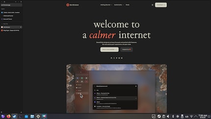 Zen statt Firefox: Den Browser musste ich wechseln, weil der feurige Fuchs rumzickte.
