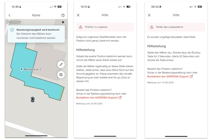 Vermutlich habe ich nach acht Wochen alle Fehlermeldungen einmal gesehen, die es rund um fehlende GPS-Verbindungen gibt.