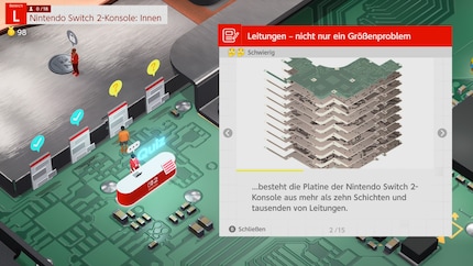 Die Platine der Switch 2.