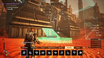 The construction feature is quick and intuitive.