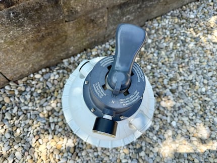 Mit einem Hebel wählst du den Betriebsmodus aus.