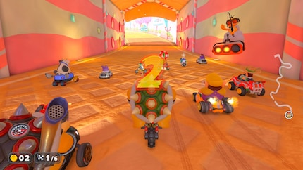 Bei Mario Kart World gibt es rollende Starts, meist auf den Open-World-Strassenabschnitten.