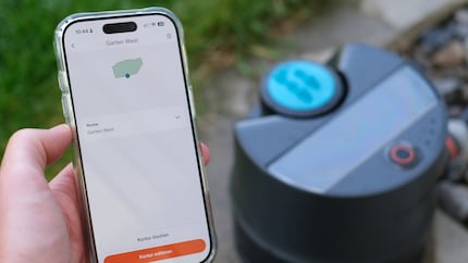 In der App sehe ich die Fläche, die ich mir eingerichtet habe.